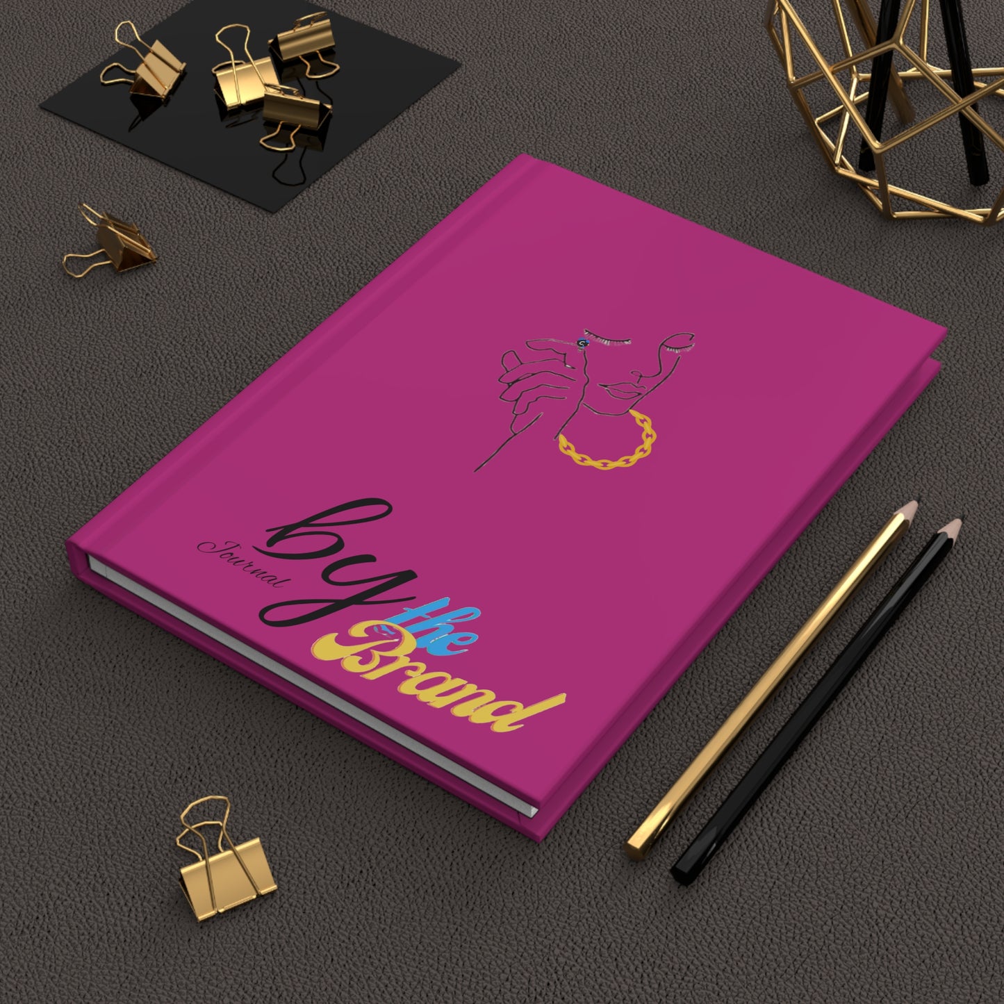 LiMiTED EDiTiON Matte Hardcover Journal for Her (Hot Pink Shade)
