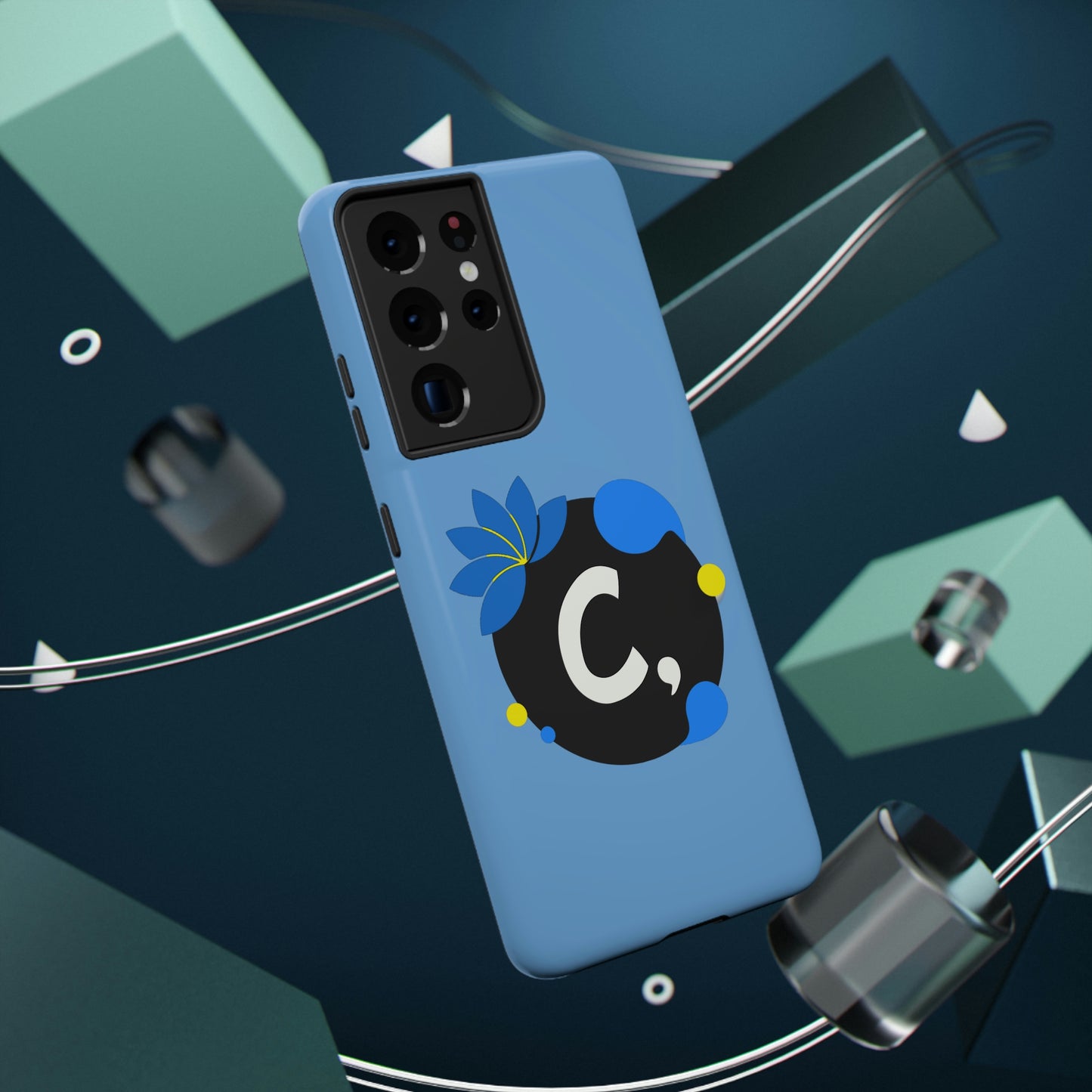 COMMaDiTYbrand SkyBlue *SiGNATuRE" Impact-Resistant Phone Case