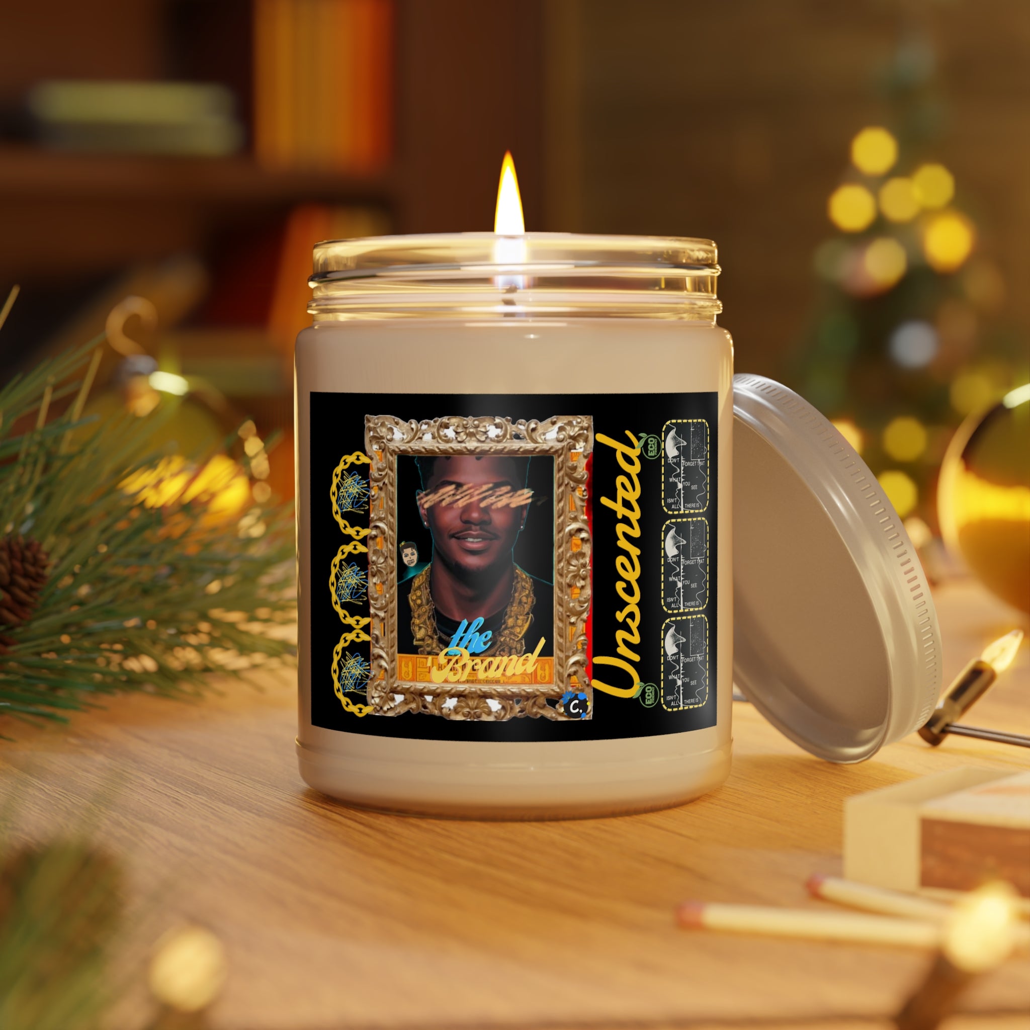 Unscented Candle, 9oz