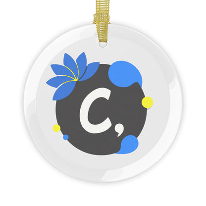 COMMaDiTYbrand CHRiSTmas & HoliDAZE Glass Ornament