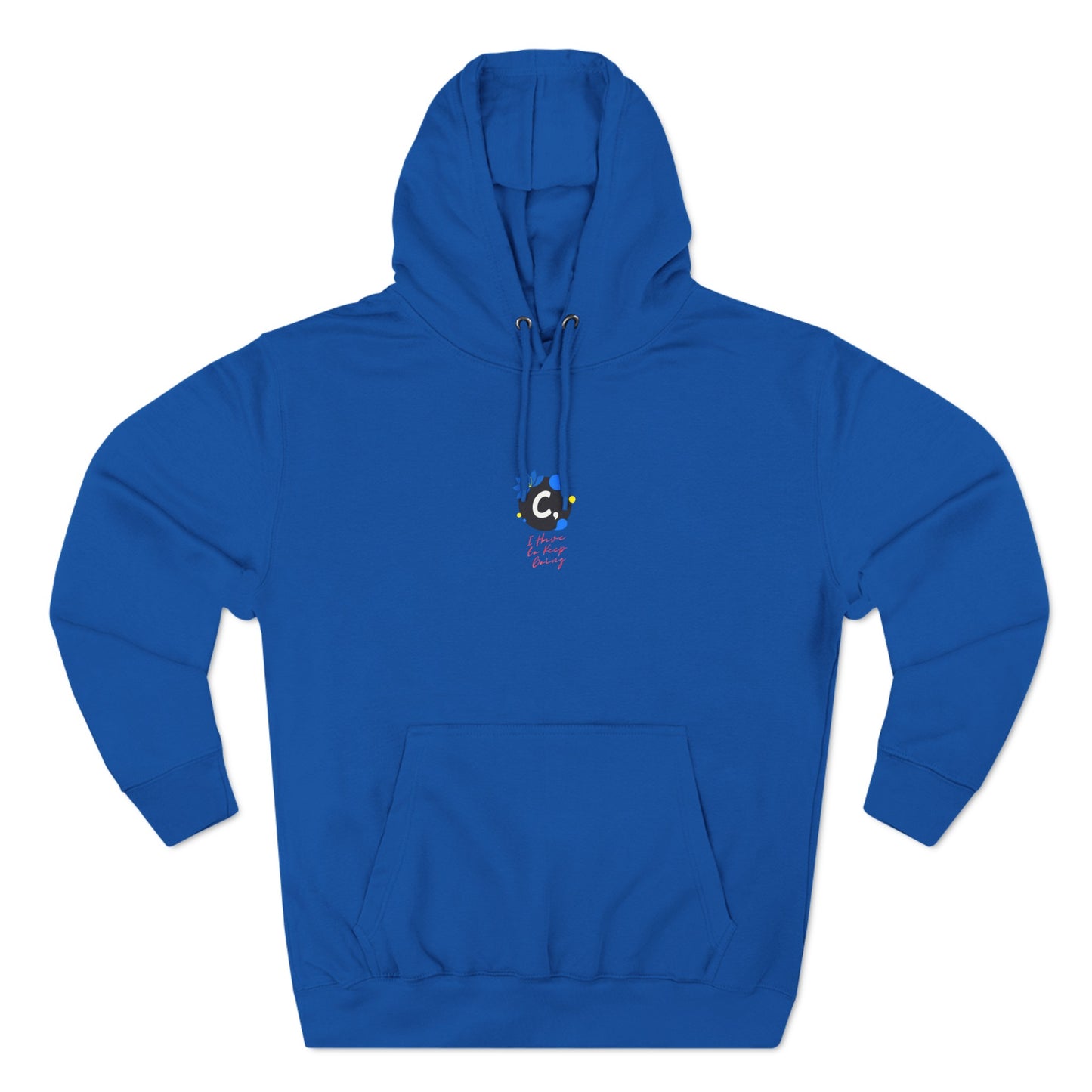 ._LOgo Three-Panel Fleece Hoodie