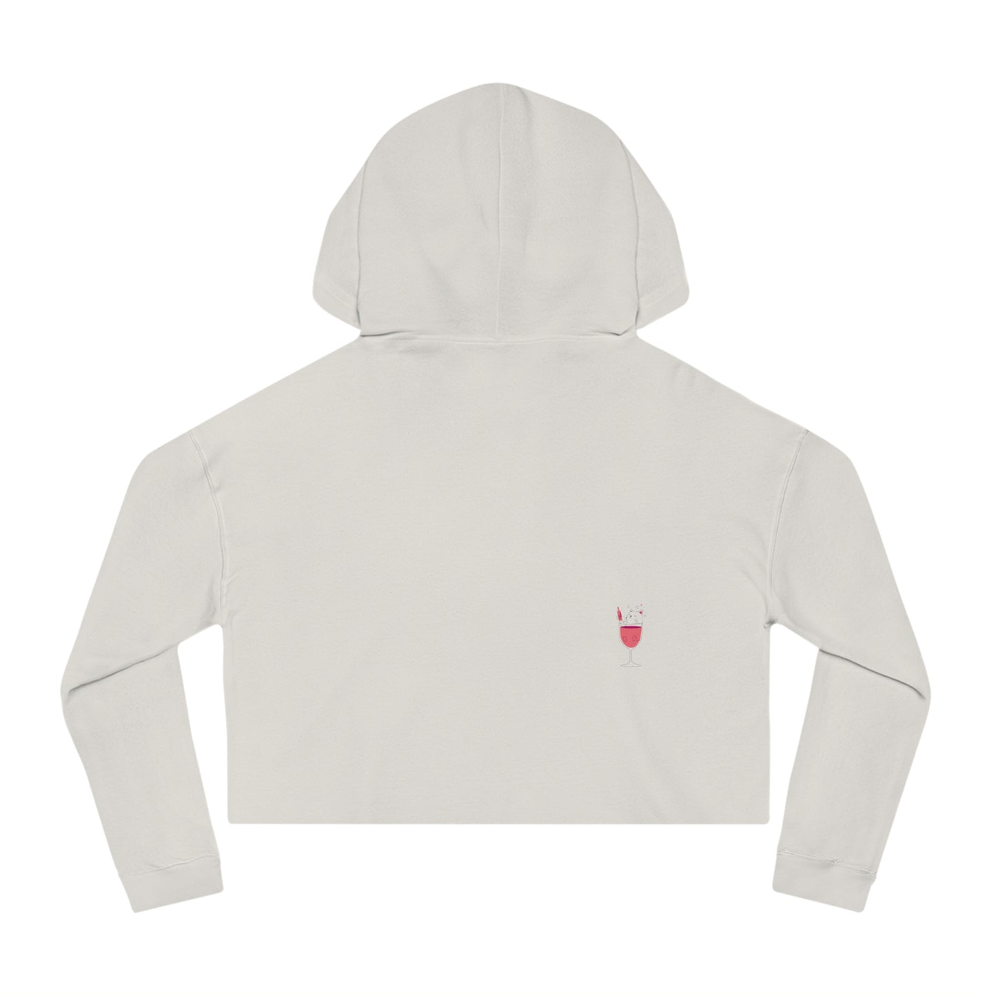 Women’s Cotton Candy Cropped Hooded Sweatshirt