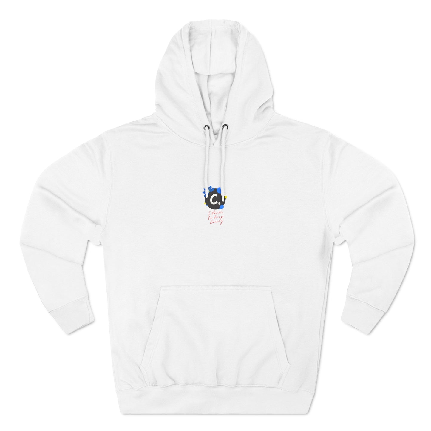 ._LOgo Three-Panel Fleece Hoodie