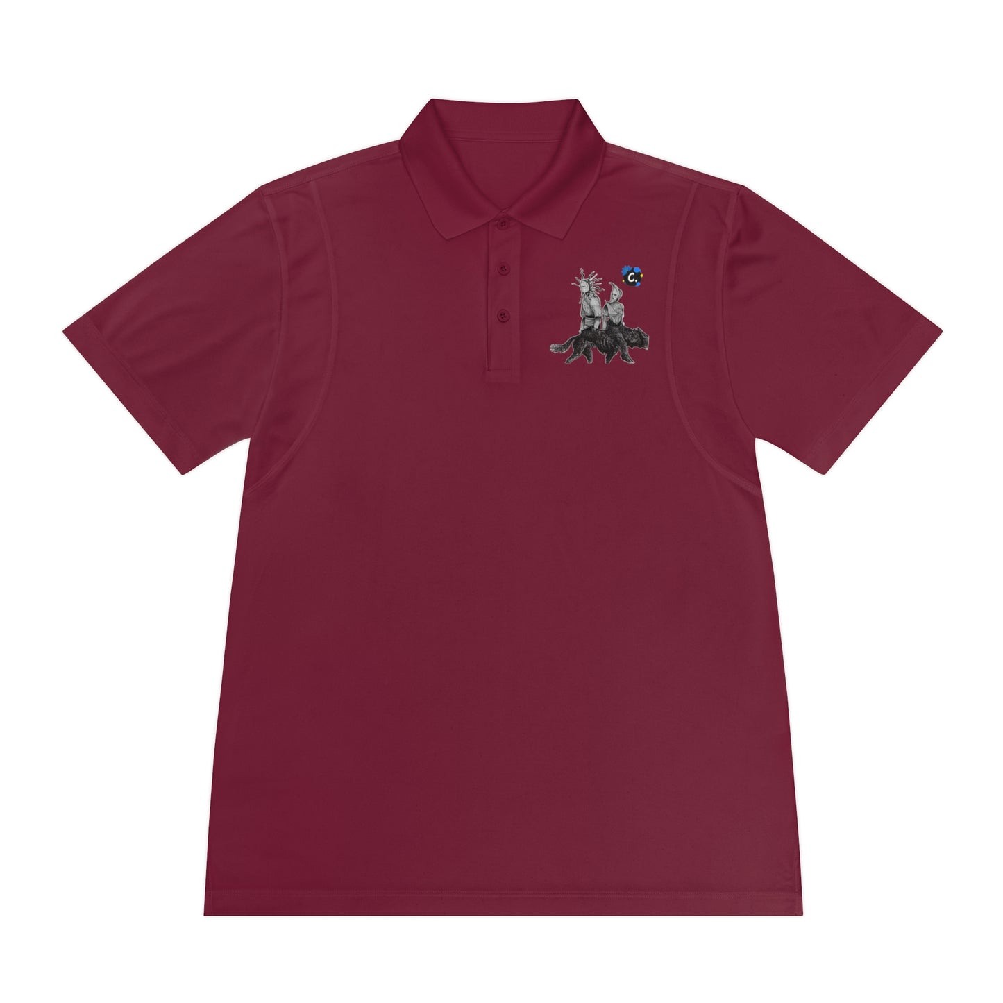 COMMaDiTYbrand Men's (Tame The Beast) Sport Polo Tee