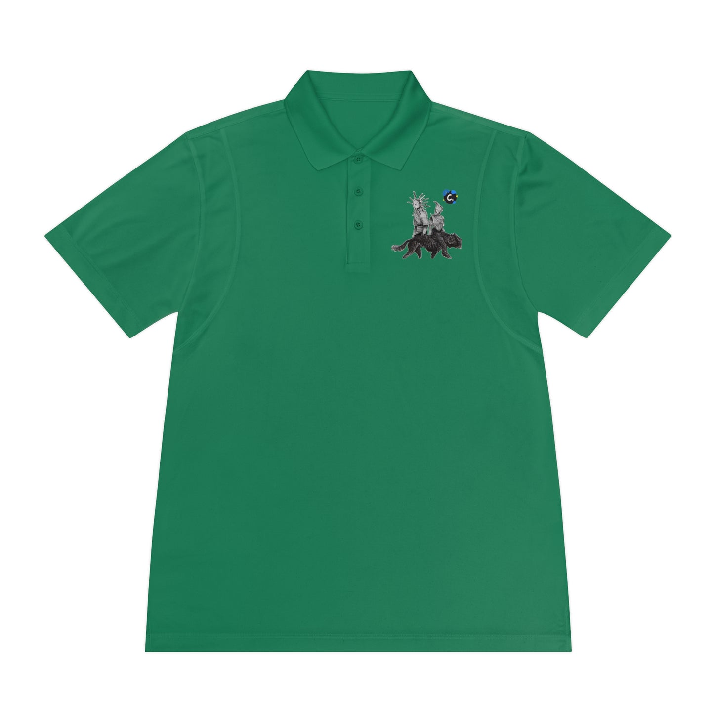 COMMaDiTYbrand Men's (Tame The Beast) Sport Polo Tee