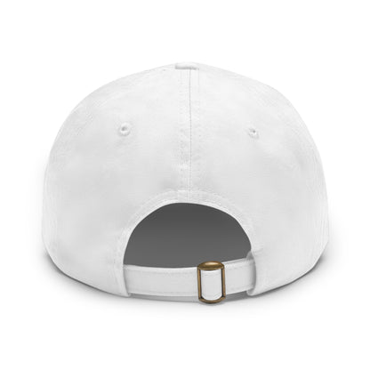 Reach Out + Touch Dad Hat with Leather Patch (Round)