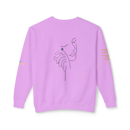 *God's GiFT" Women's Lightweight Crewneck Sweatshirt