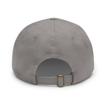 Reach Out + Touch Dad Hat with Leather Patch (Round)