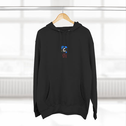 ._LOgo Three-Panel Fleece Hoodie