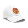 White / Light Brown patch / Circle / One size