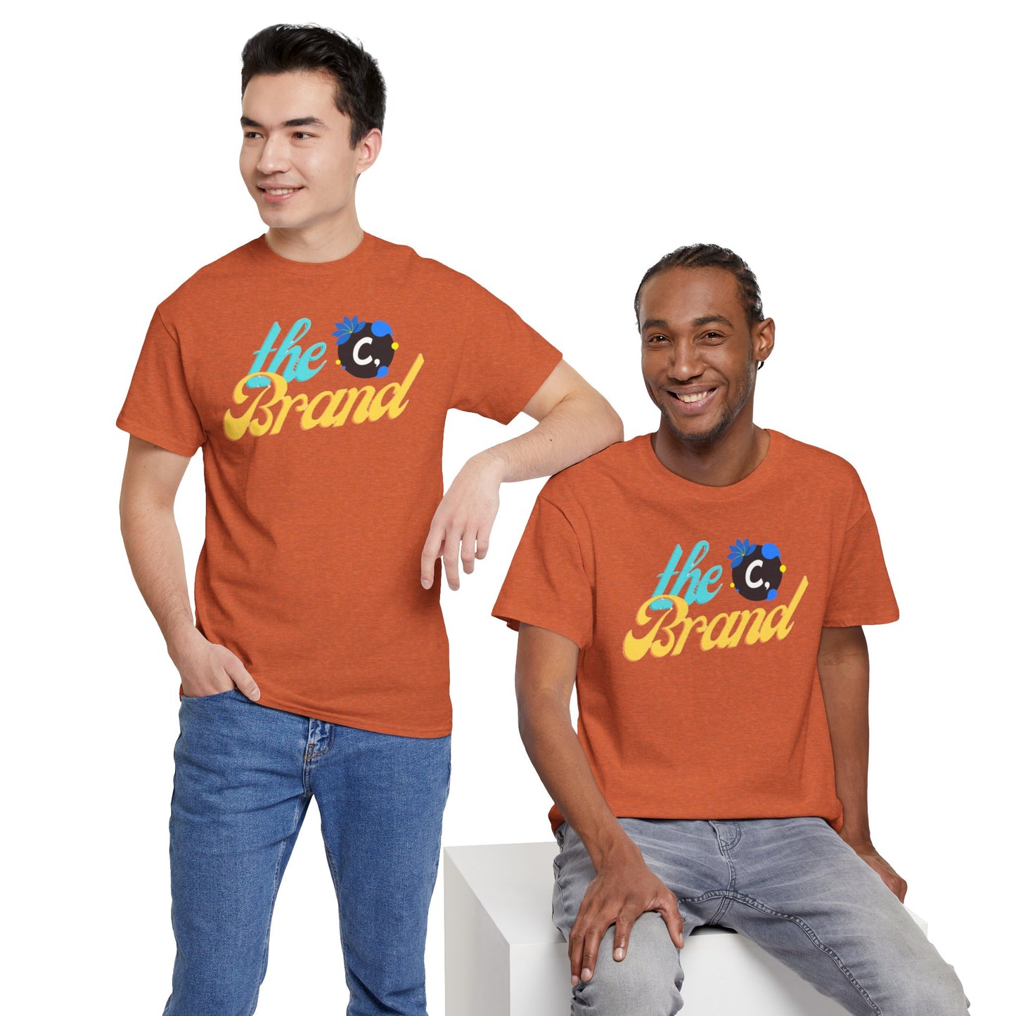 THEbrand Stamp Unisex Heavy Cotton Tee