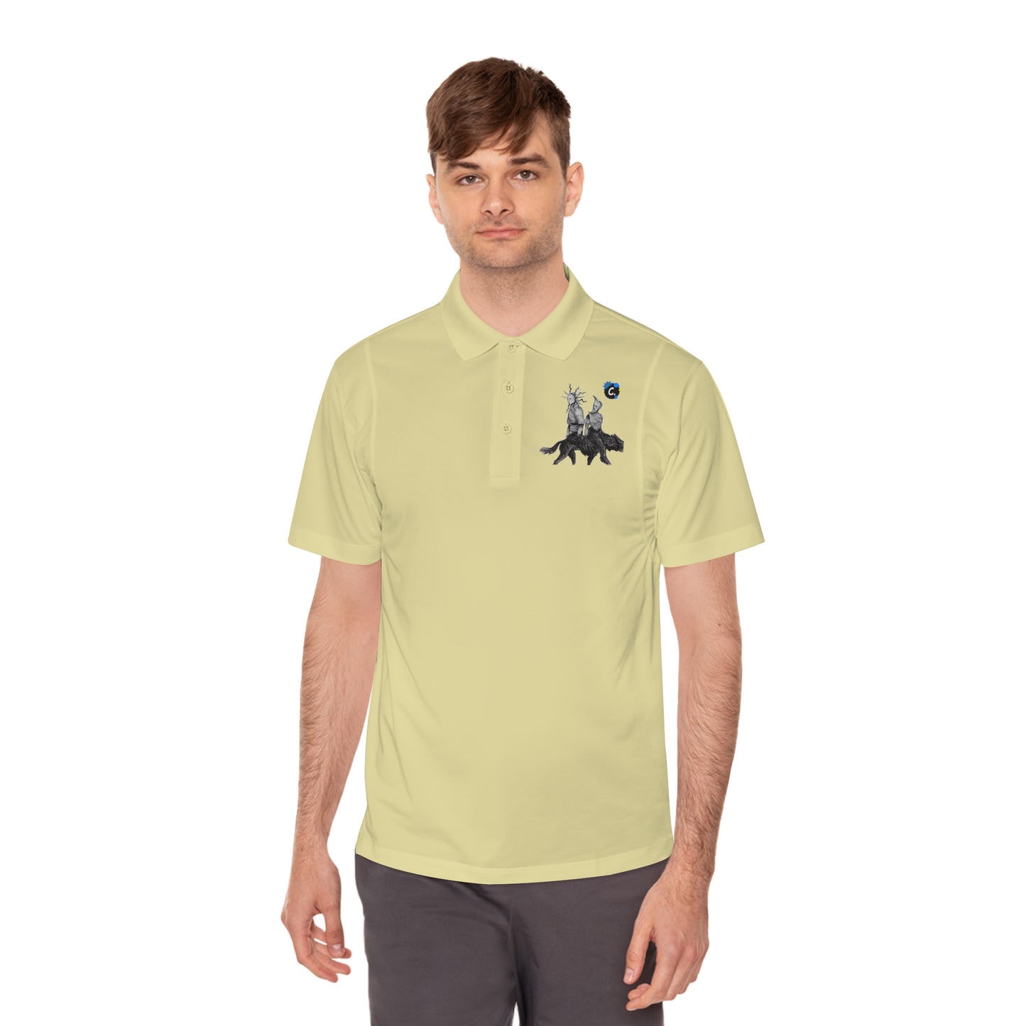 COMMaDiTYbrand Men's (Tame The Beast) Sport Polo Tee
