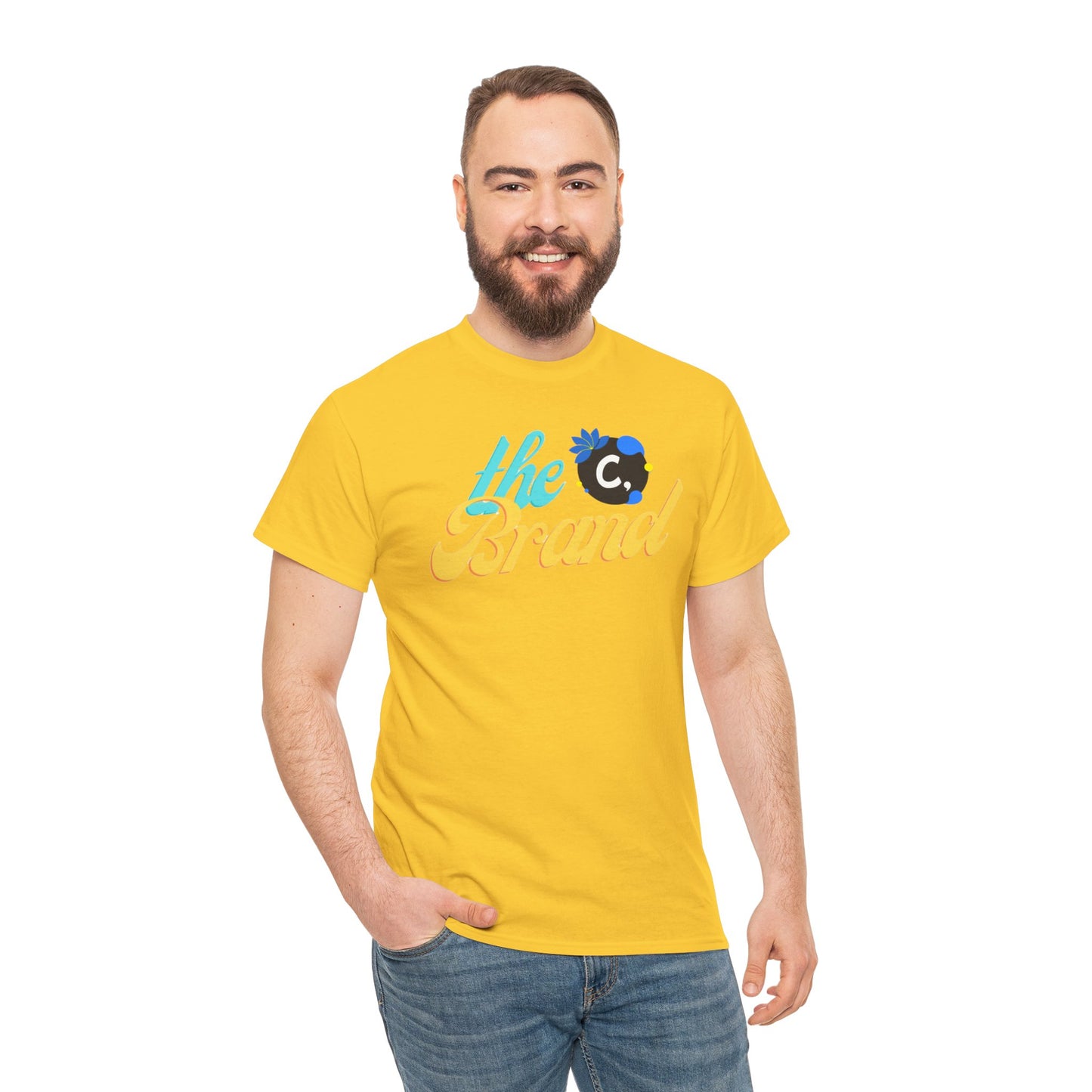 THEbrand Stamp Unisex Heavy Cotton Tee