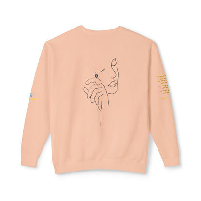 *God's GiFT" Women's Lightweight Crewneck Sweatshirt