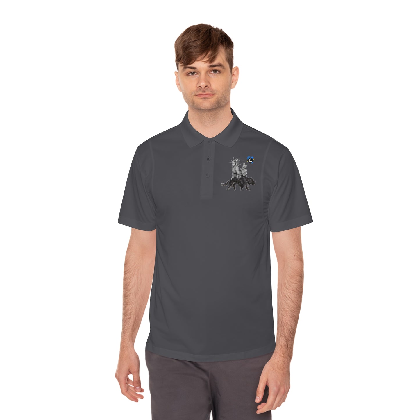COMMaDiTYbrand Men's (Tame The Beast) Sport Polo Tee