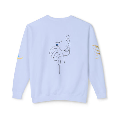 *God's GiFT" Women's Lightweight Crewneck Sweatshirt