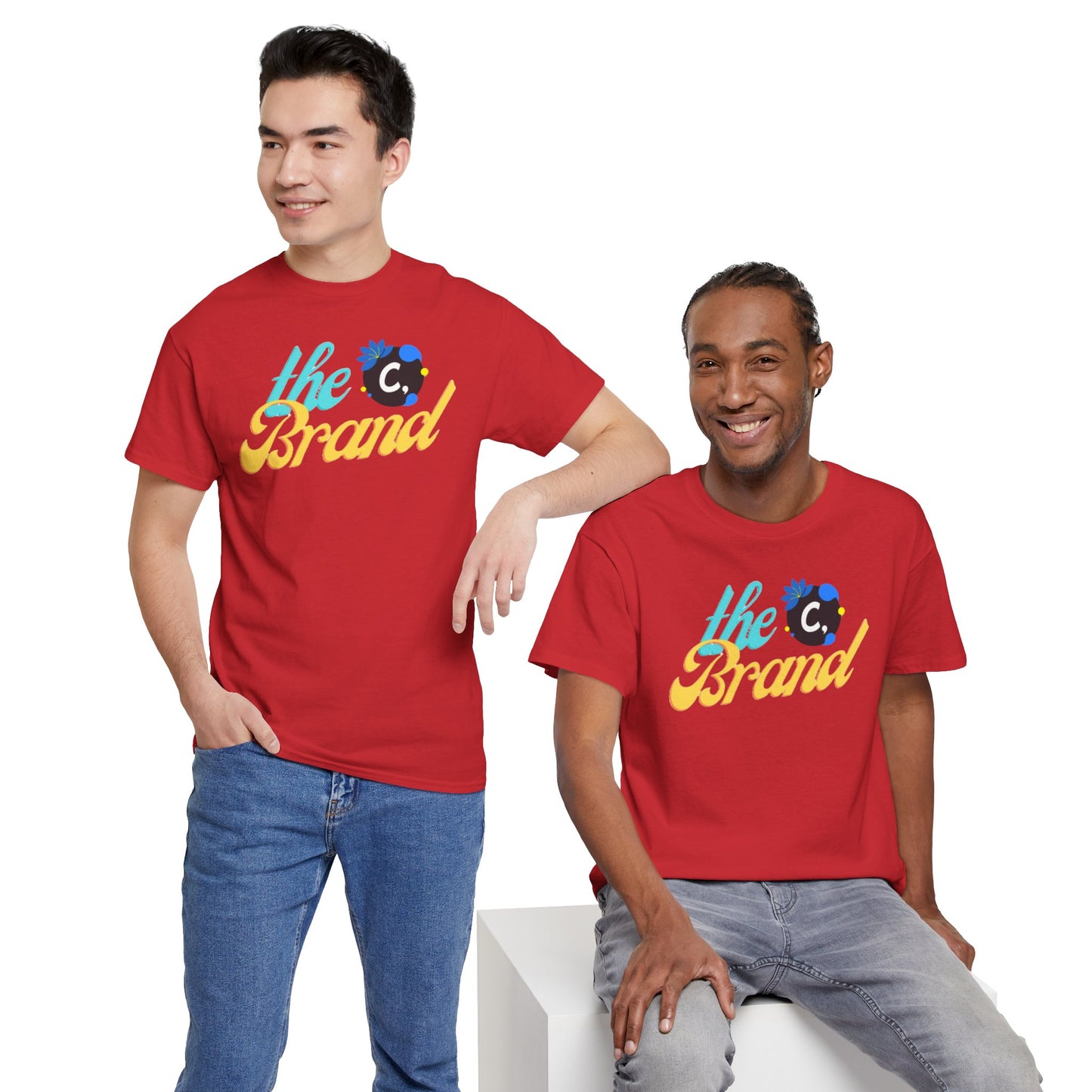 THEbrand Stamp Unisex Heavy Cotton Tee