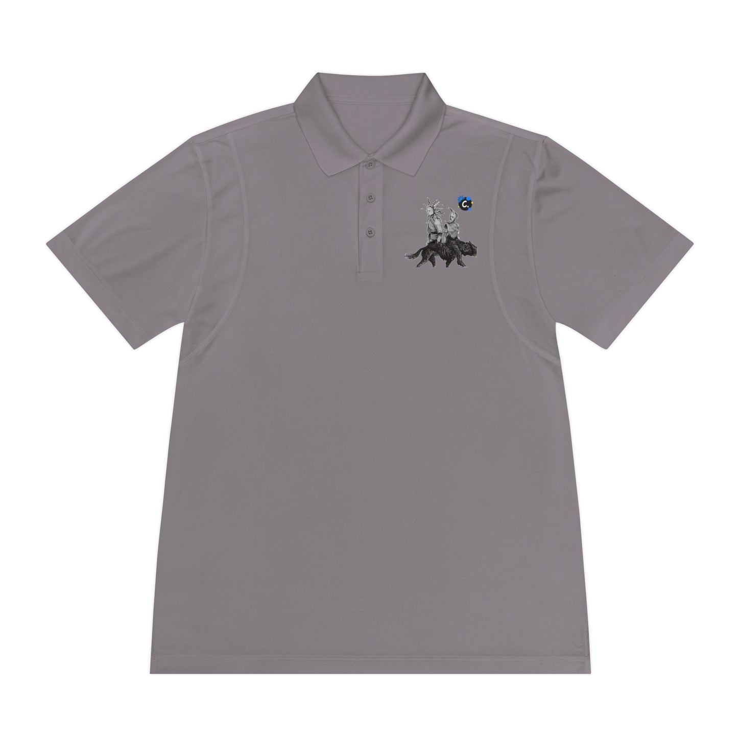 COMMaDiTYbrand Men's (Tame The Beast) Sport Polo Tee