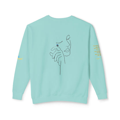 *God's GiFT" Women's Lightweight Crewneck Sweatshirt