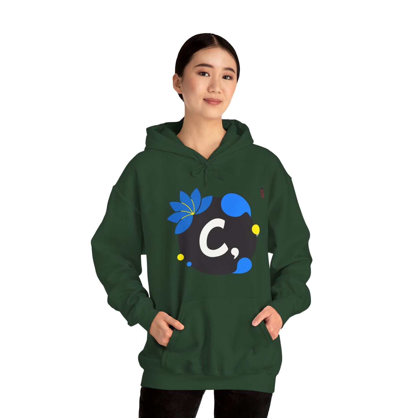 COMMaDiTYbrand *STAMPED" Heavy Blend™ Women's Hooded Sweatshirt