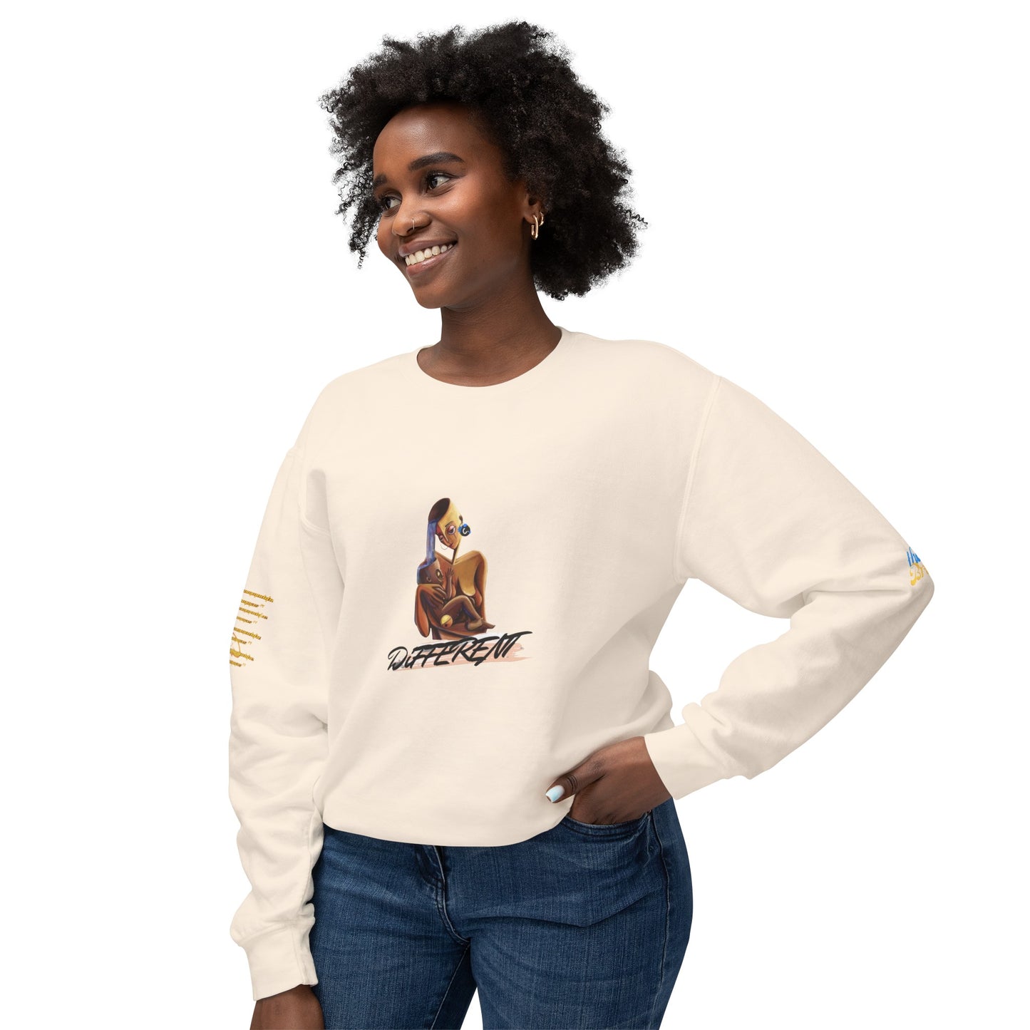 *God's GiFT" Women's Lightweight Crewneck Sweatshirt