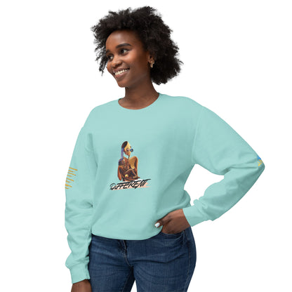 *God's GiFT" Women's Lightweight Crewneck Sweatshirt