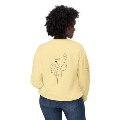 *God's GiFT" Women's Lightweight Crewneck Sweatshirt