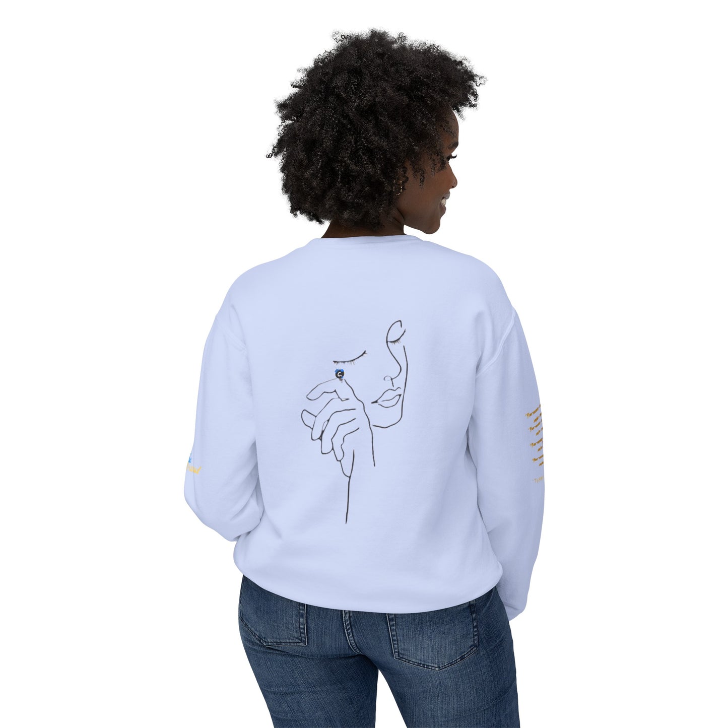 *God's GiFT" Women's Lightweight Crewneck Sweatshirt