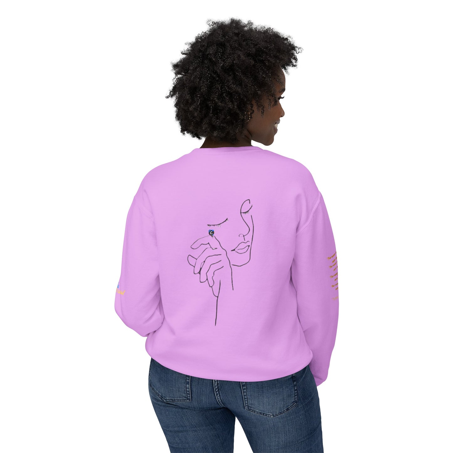 *God's GiFT" Women's Lightweight Crewneck Sweatshirt