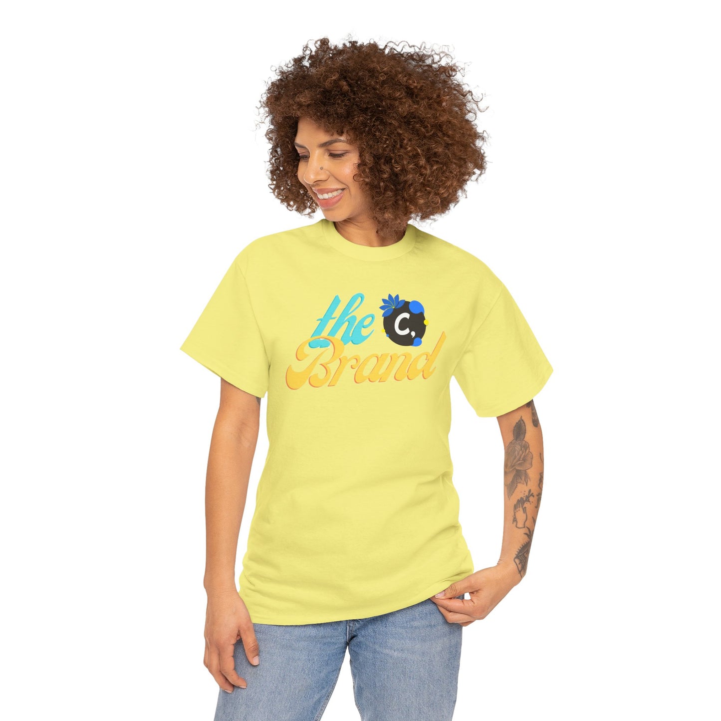 THEbrand Stamp Unisex Heavy Cotton Tee