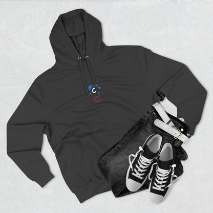 ._LOgo Three-Panel Fleece Hoodie
