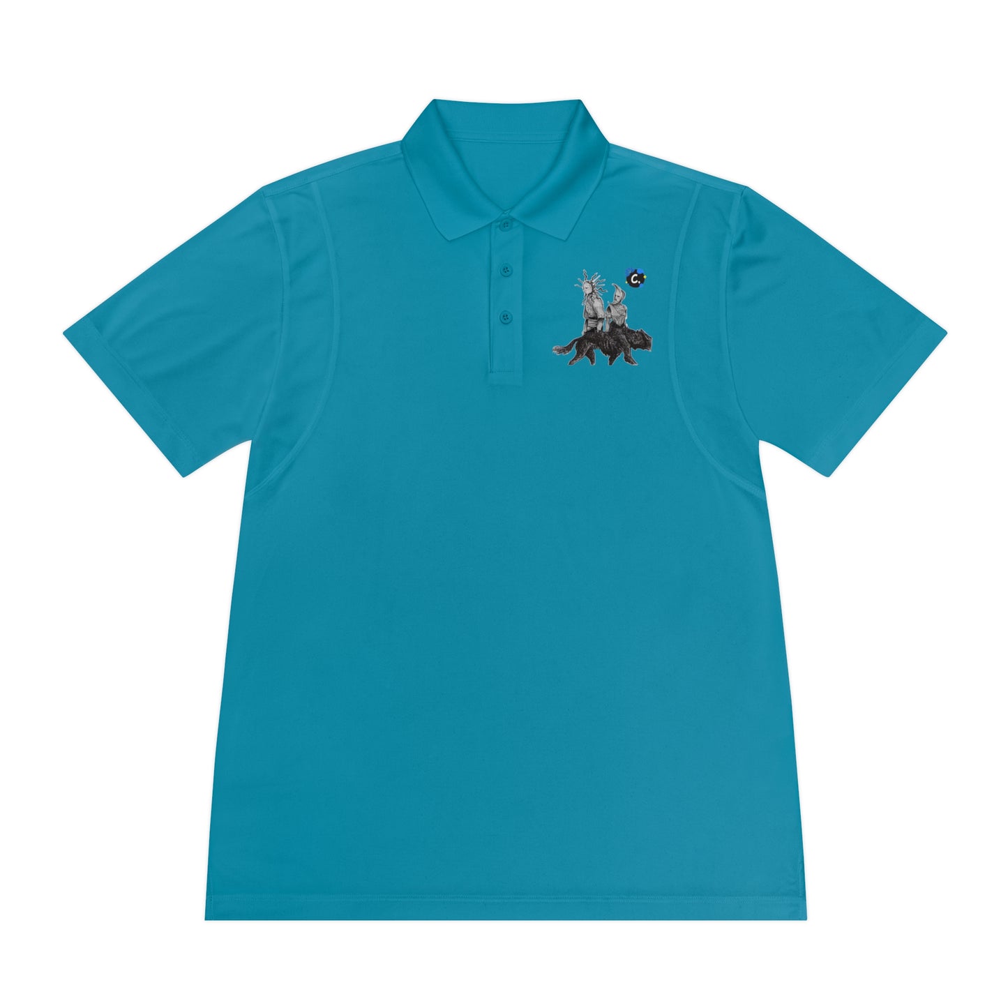 COMMaDiTYbrand Men's (Tame The Beast) Sport Polo Tee