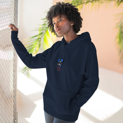 ._LOgo Three-Panel Fleece Hoodie