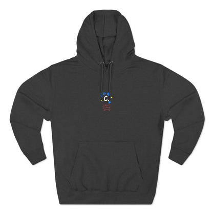 ._LOgo Three-Panel Fleece Hoodie