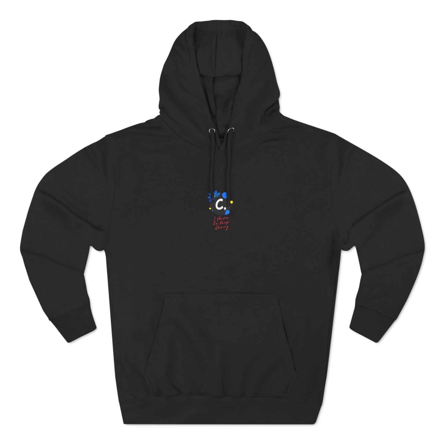 ._LOgo Three-Panel Fleece Hoodie