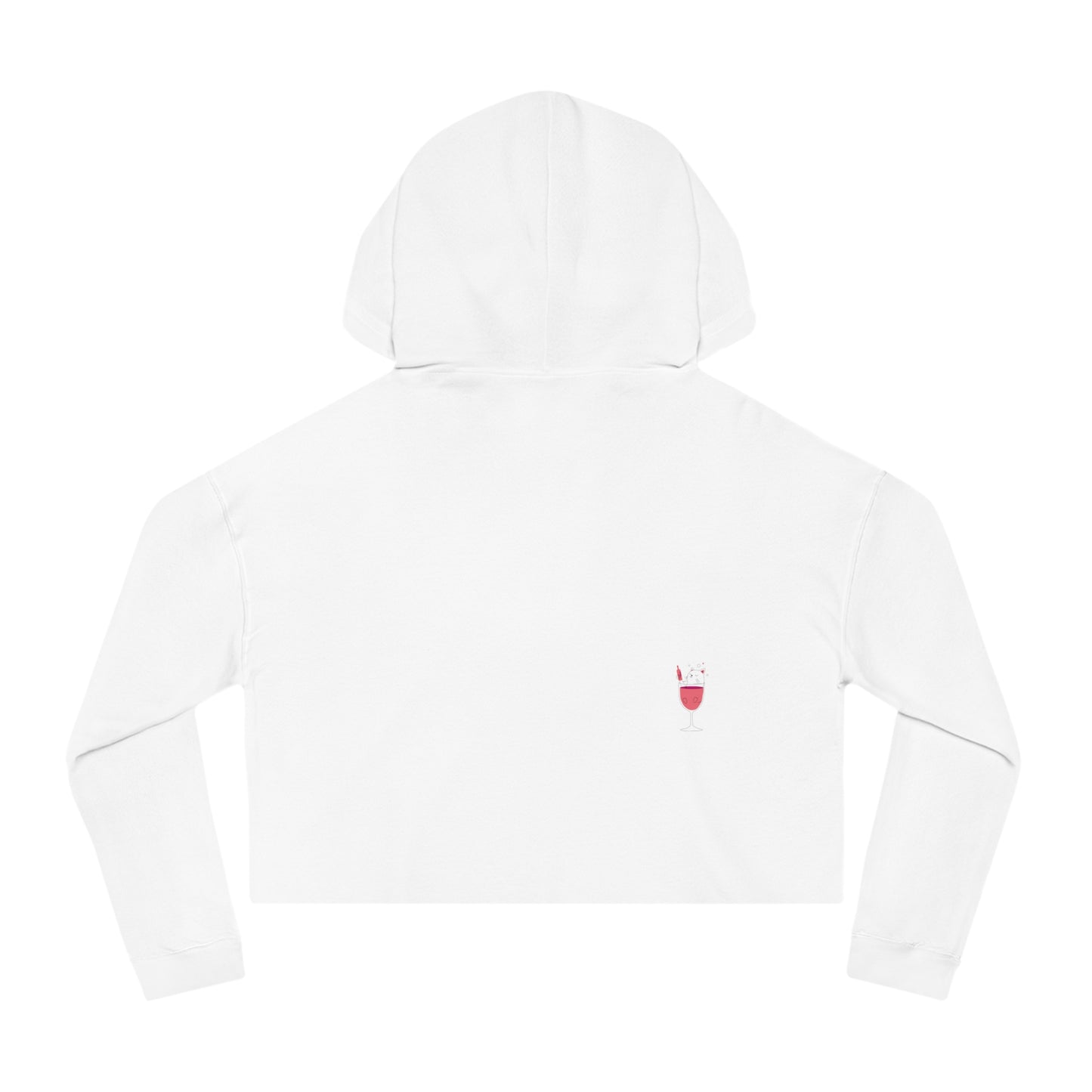 Women’s Cotton Candy Cropped Hooded Sweatshirt