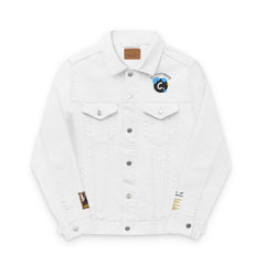 Embroidered Logo Denim Jacket