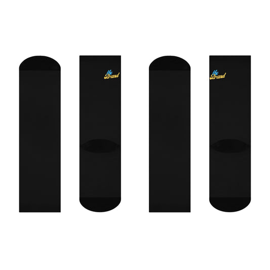 BLK THEbrand Cushioned Crew Socks