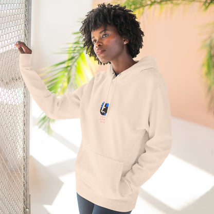 ._LOgo Three-Panel Fleece Hoodie