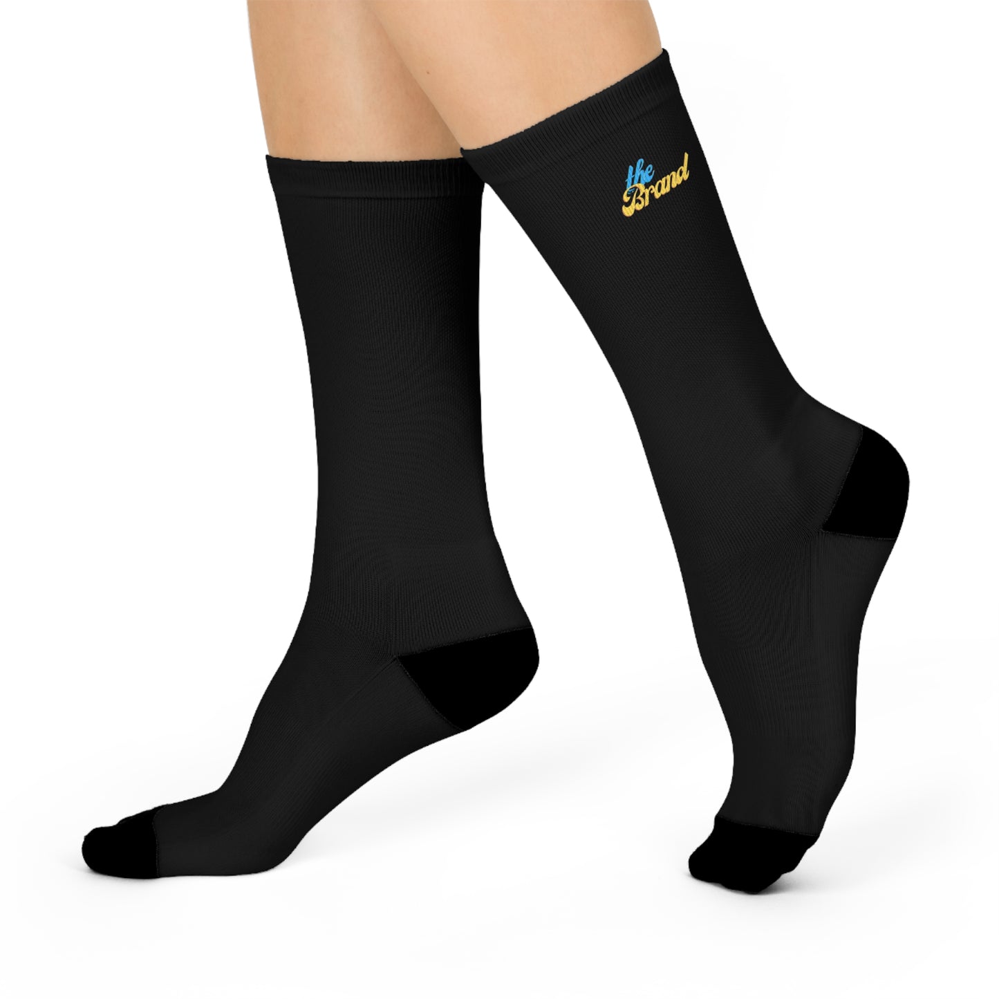 BLK THEbrand Cushioned Crew Socks