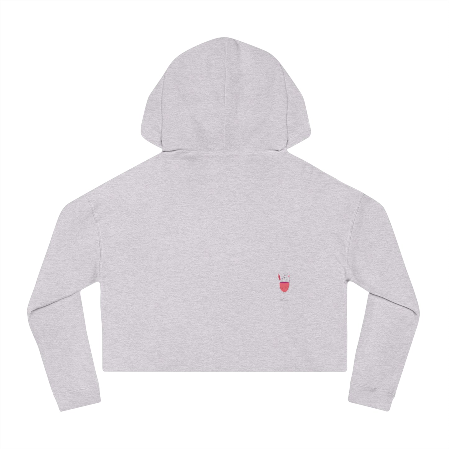 Women’s Cotton Candy Cropped Hooded Sweatshirt