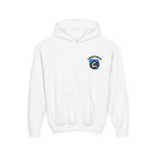 Youth Hoodie with Embroidered Logo