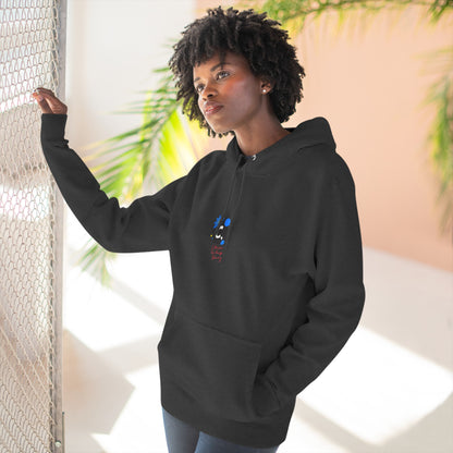 ._LOgo Three-Panel Fleece Hoodie