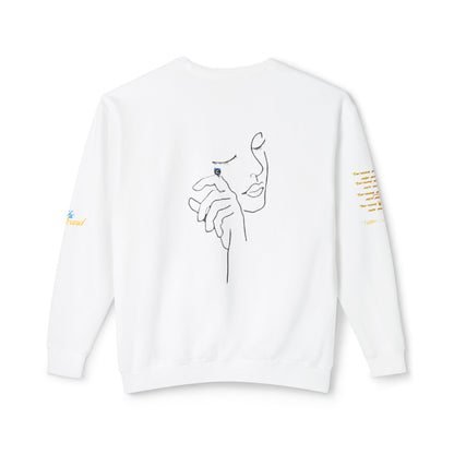 *God's GiFT" Women's Lightweight Crewneck Sweatshirt