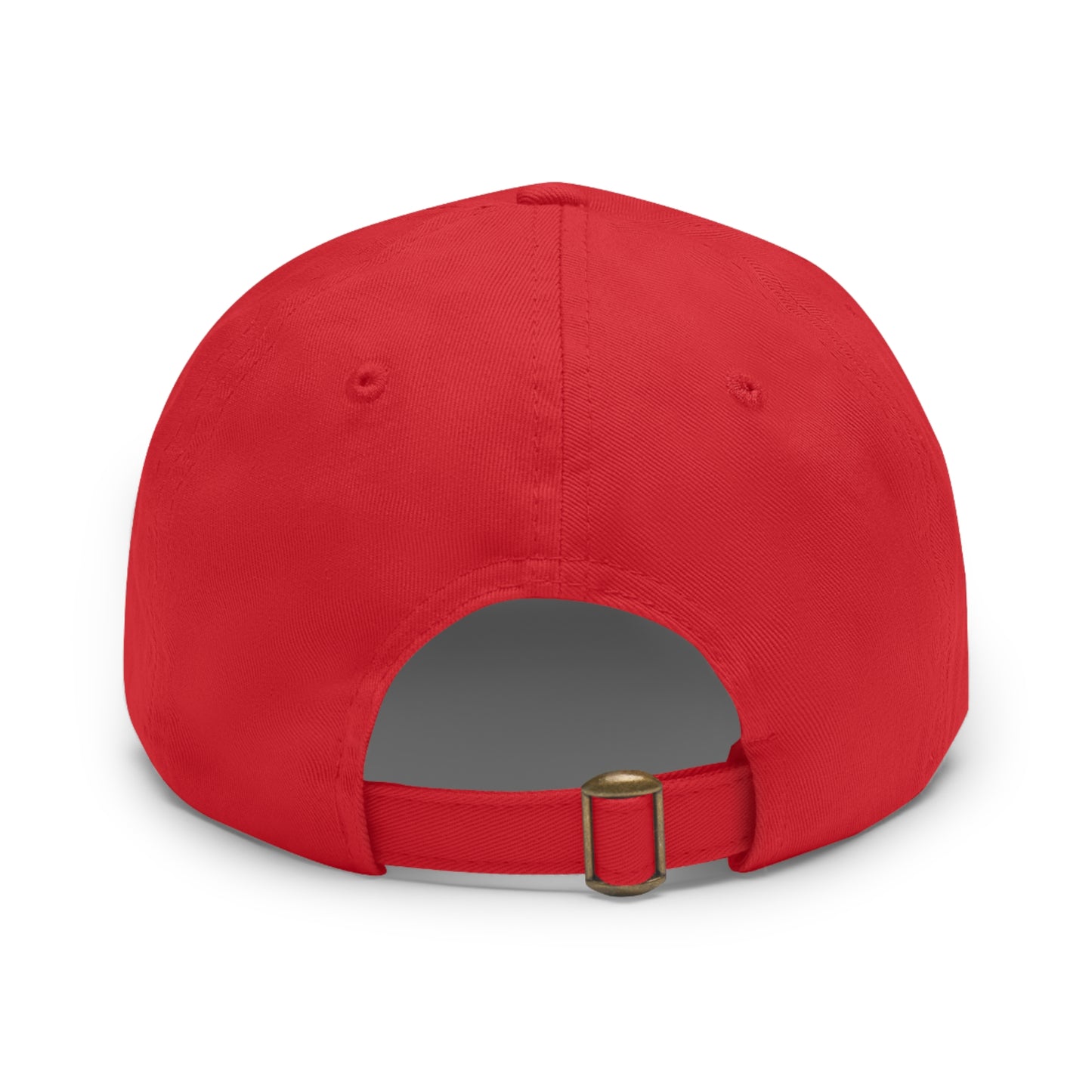Reach Out + Touch Dad Hat with Leather Patch (Round)
