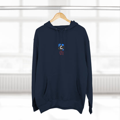 ._LOgo Three-Panel Fleece Hoodie