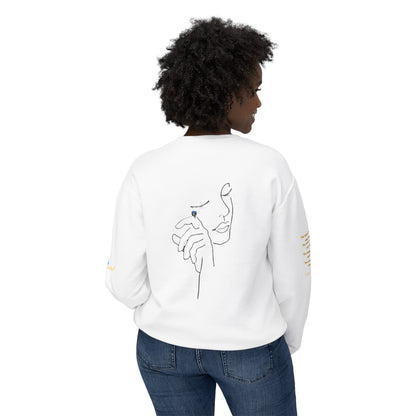*God's GiFT" Women's Lightweight Crewneck Sweatshirt