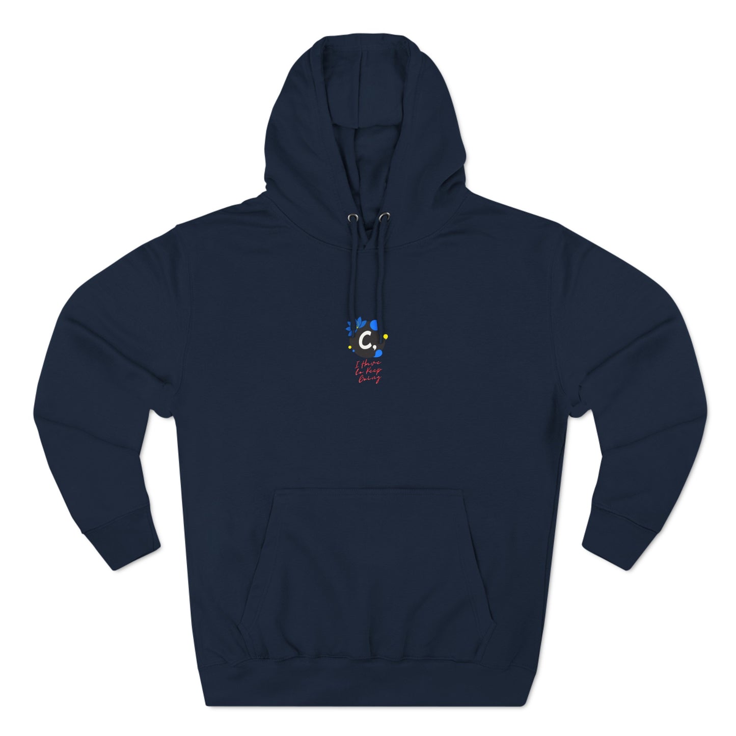 ._LOgo Three-Panel Fleece Hoodie