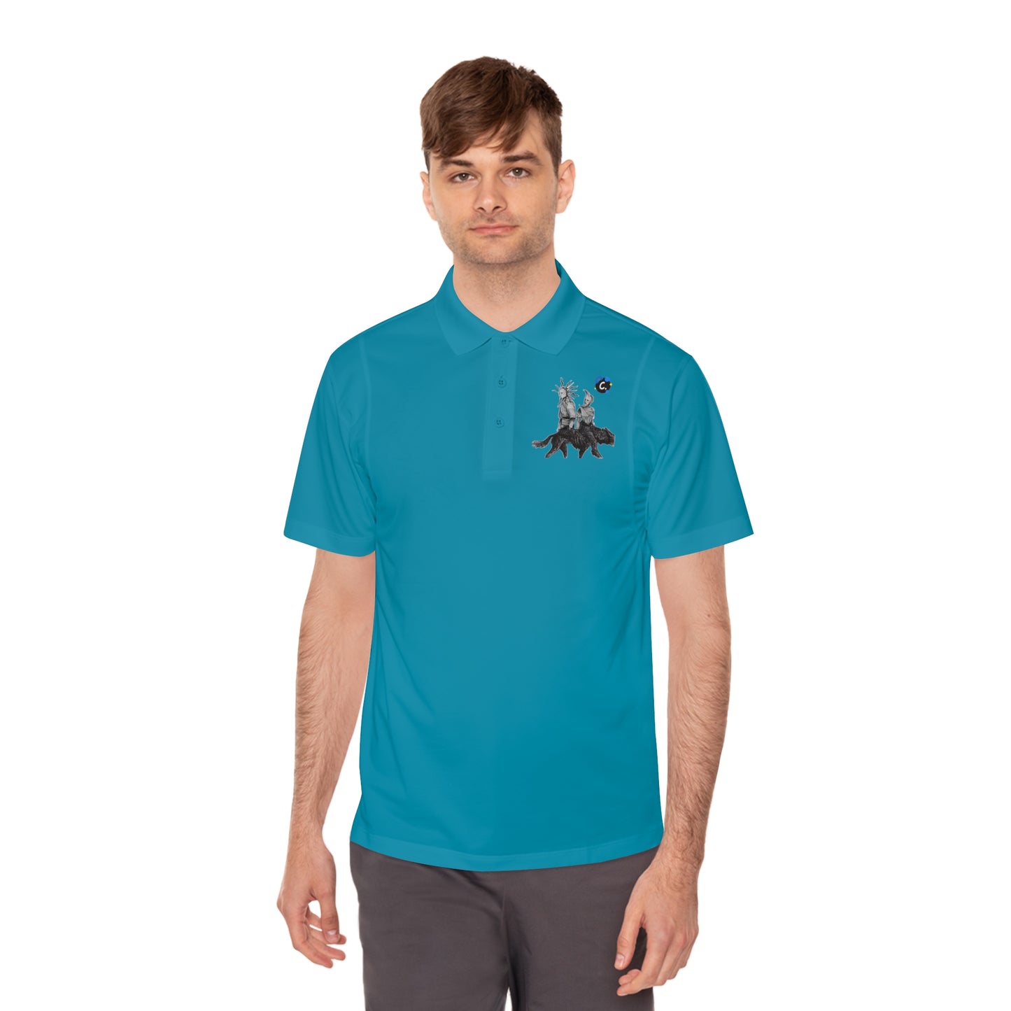 COMMaDiTYbrand Men's (Tame The Beast) Sport Polo Tee