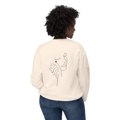 *God's GiFT" Women's Lightweight Crewneck Sweatshirt